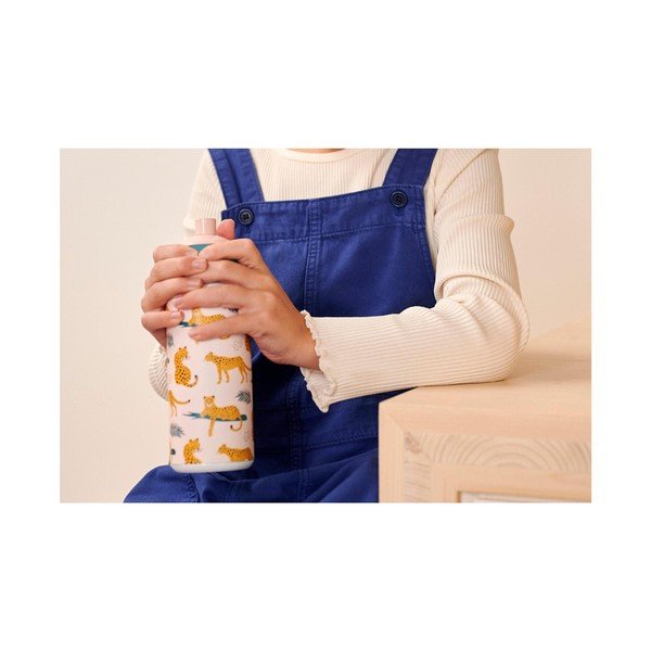 Sticlă pentru copii roz-deschis din plastic 400 ml Fairy Garden – Mepal-image-4