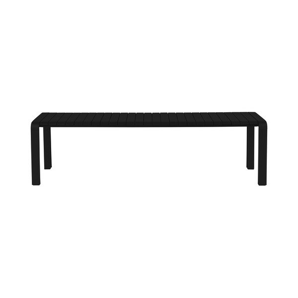 Bancă de grădină neagră din metal Vondel – Zuiver
