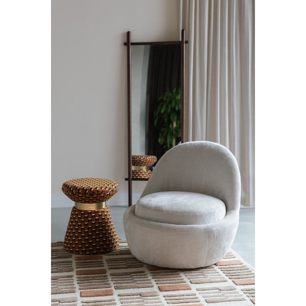 Taburet portocaliu Pin – White Label-image-1