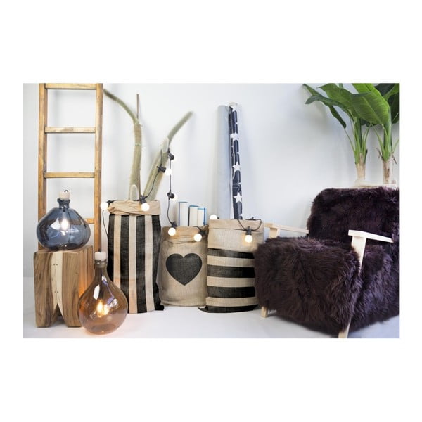 Coş depozitare din hârtie reciclată Surdic Yute Stripes-image-1