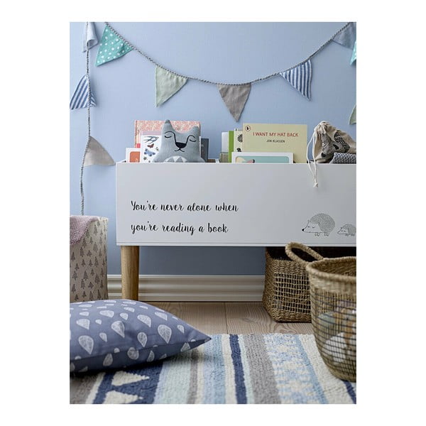 Bibliotecă pentru copii albă 90x50 cm Salam – Bloomingville Mini-image-1