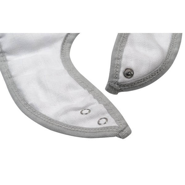 Bavețică din muselină Kindsgut Dots, gri-image-3