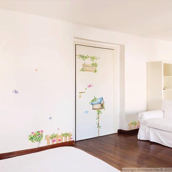 Set autocolante Ambiance Happy House, 42 x 30 cm-image-1