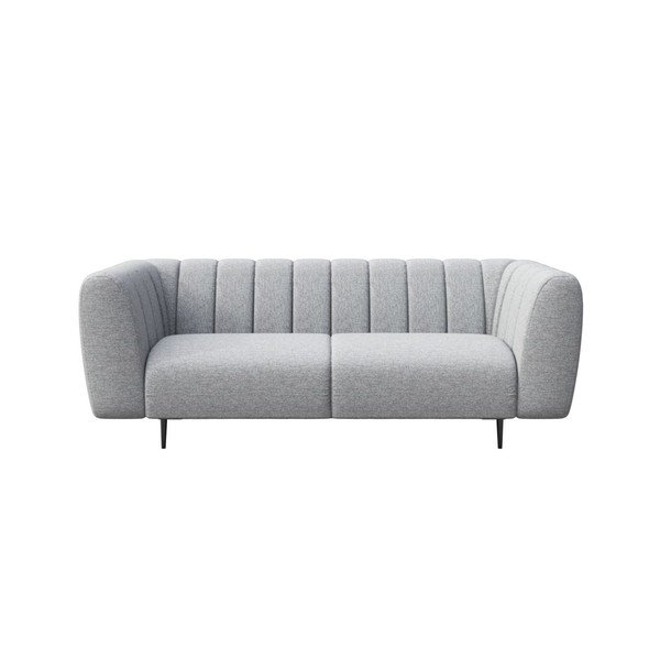 Canapea gri deschis 210 cm Shel – Ghado