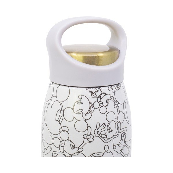 Termos pentru copii alb din oțel inoxidabil 665 ml Mickey Mouse – STOR-image-3