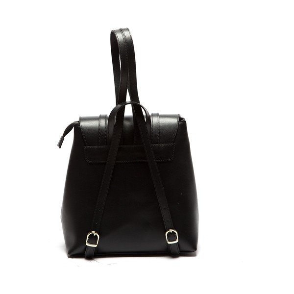 Rucsac din piele Sofia Cardono Noemi, negru-image-1