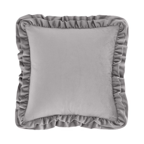 Pernă decorativă din catifea 43x43 cm Velvet Double Frill – Catherine Lansfield