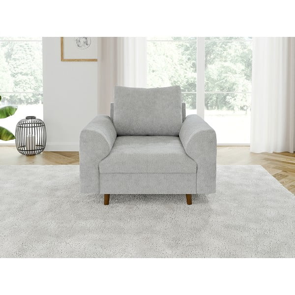 Fotoliu gri deschis Ariella – Ropez-image-3