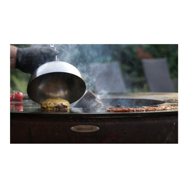 Capac din oțel pentru grătar Remundi-image-1