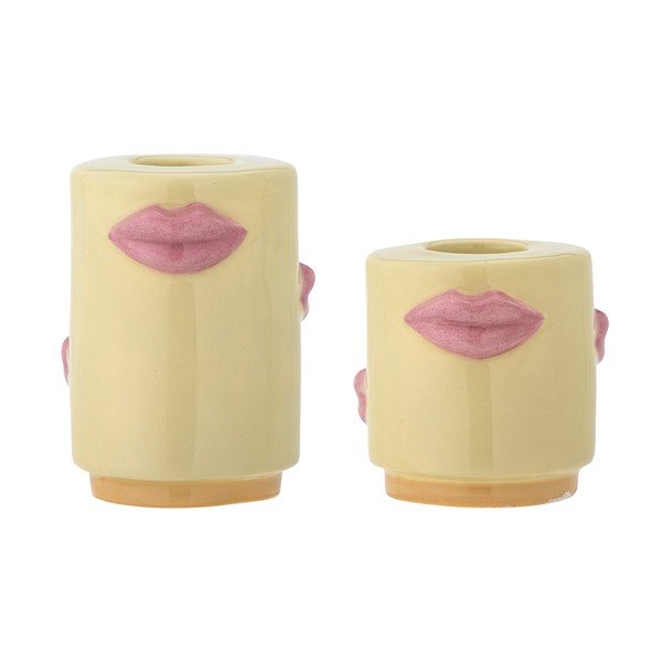 Sfeșnice 2 buc. din gresie Sassy – Bloomingville-image-4