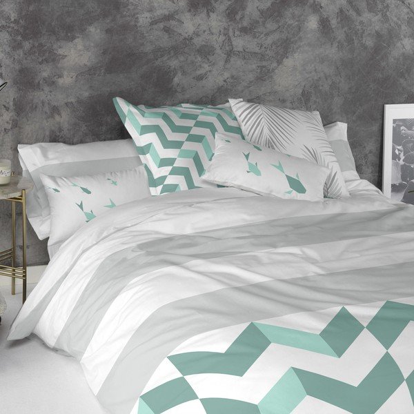 Set 2 huse de pernă Blanc Zigzag, 50 x 50 cm-image-4