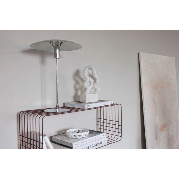 Raft burgundy etajat din metal 70 cm Wire – Mette Ditmer Denmark-image-2