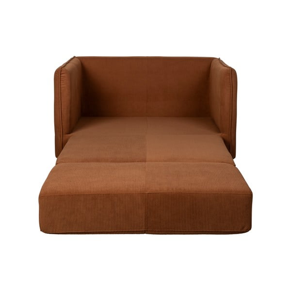 Fotoliu portocaliu/maro Jopie – White Label-image-3