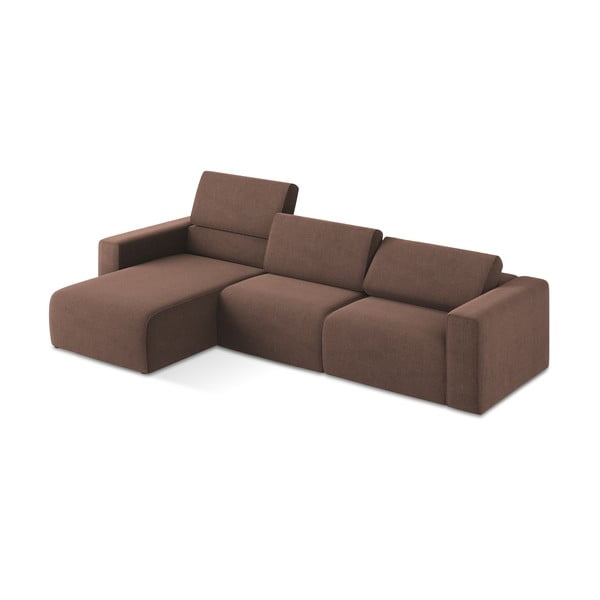 Colțar modular roz (cu colț pe partea stângă) Kalea – Makamii-image-1