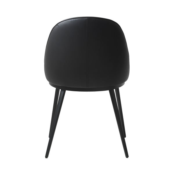 Scaun cu husă din imitație de piele Unique Furniture Gain, negru-image-2