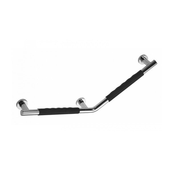 Mâner de siguranță pentru baie de montat pe perete din oțel inoxidabil 71,5 cm 135° Left – Sapho
