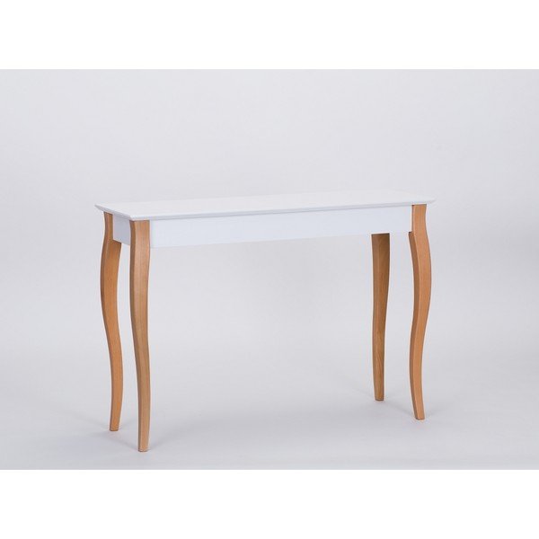 Masă Ragaba Console, lungime 105 cm, alb-image-1