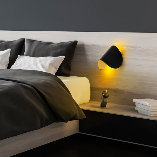 Aplică de perete neagră LED Heybe – Opviq lights-image-3
