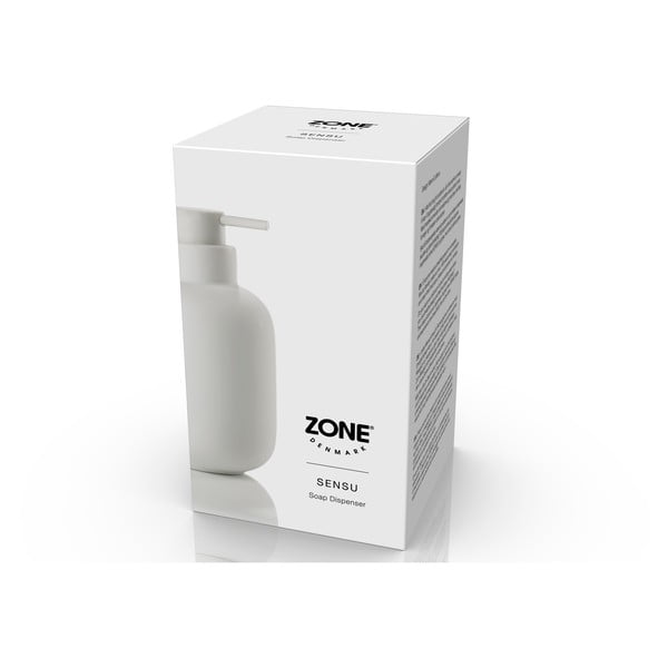 Dozator de săpun lichid alb din gresie ceramică 300 ml Sensu – Zone-image-1