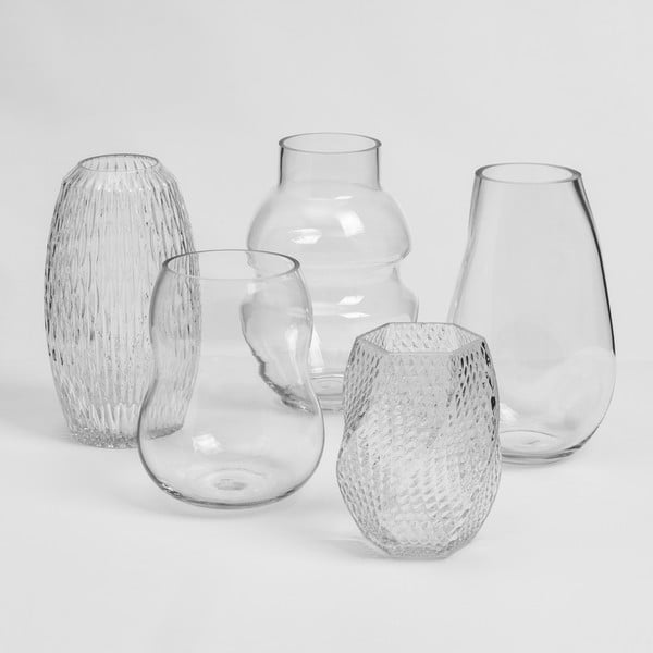 Vază din sticlă (înălțime 25 cm) Clara – Casa Selección-image-2