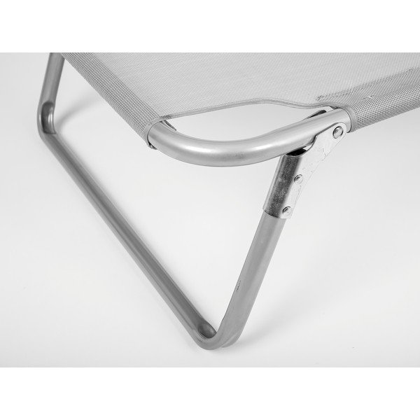 Șezlong de grădină gri din metal – Happy Green-image-1