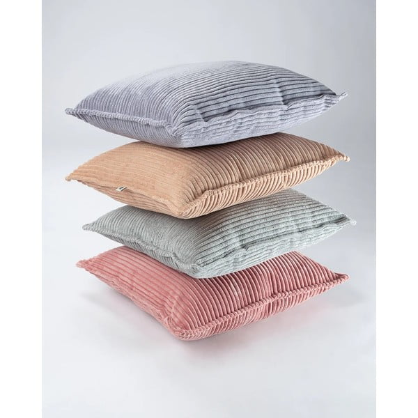 Pernă decorativă pentru copii verde-mentă cu tapițerie din catifea reiată Block – Wigiwama-image-1