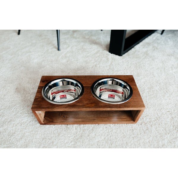 Set boluri cu suport pentru câini din lemn Dog Fantasy – Plaček Pet Products-image-3