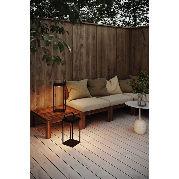 Felinar cu LED negru solar/cu USB (înălțime 53 cm) pentru exterior Pure – Markslöjd-image-1