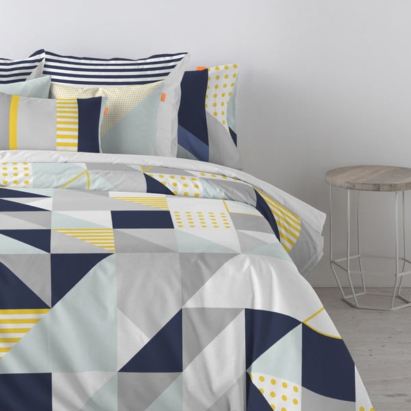 Set 2 fețe de pernă din bumbac Blanc Geo Dot-image-4