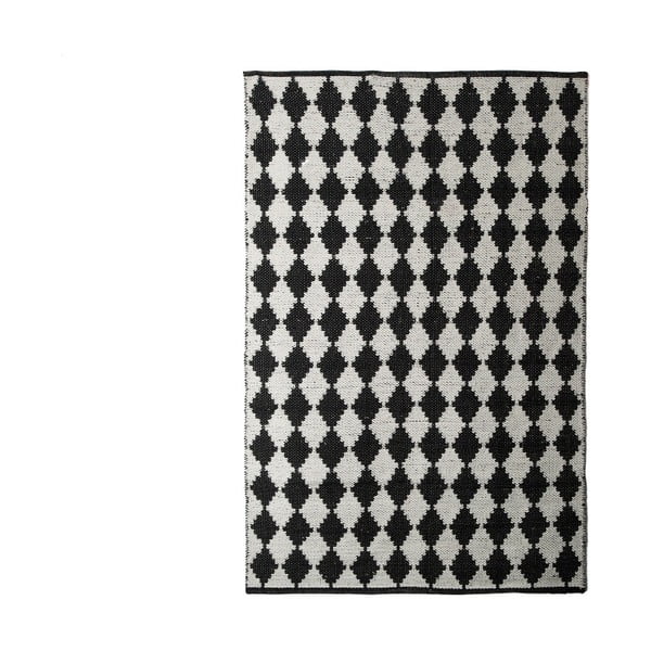 Covor, negru-alb, TJ Serra Diamond, 140 x 200 cm