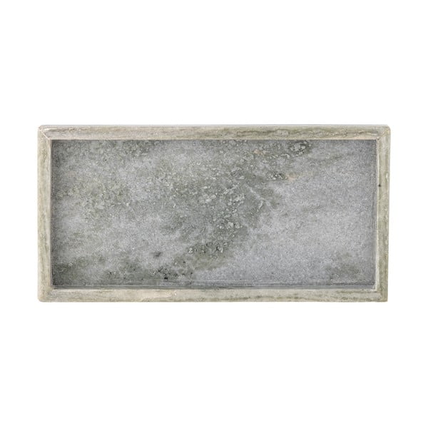 Tavă decorativă din marmură 25,5x12,5 cm Majsa – Bloomingville