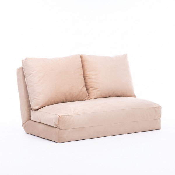 Canapea crem extensibilă 120 cm Taida – Balcab Home