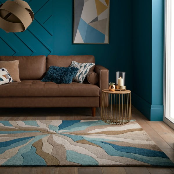 Covor turcoaz 170x120 cm Zest Infinite - Flair Rugs-image-1