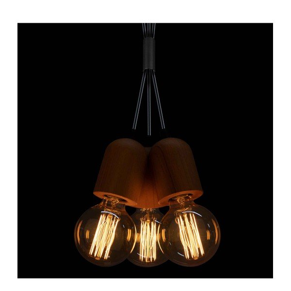 Lustră neagră/în culoare naturală Tahiti – Squid Lighting-image-2