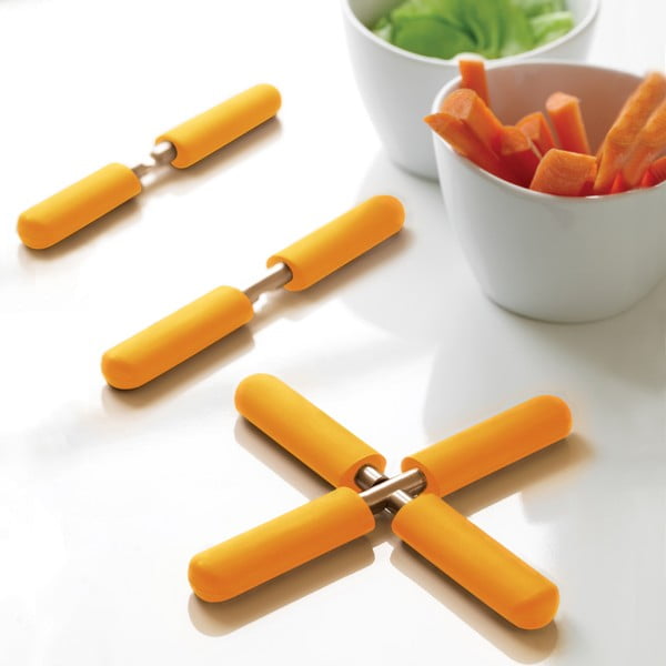 Trepied portocaliu Steel Function Trivet