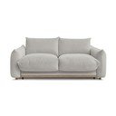Canapea gri deschis extensibilă 234 cm Ernest – Bobochic Paris