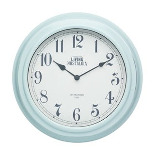 Ceas de perete Kitchen Craft Living Nostalgia Blue, ⌀ 25,5 cm