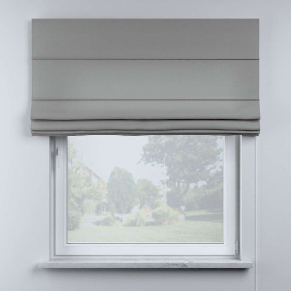 Jaluzea romană gri 170x100 cm Happiness - Yellow Tipi-image-1