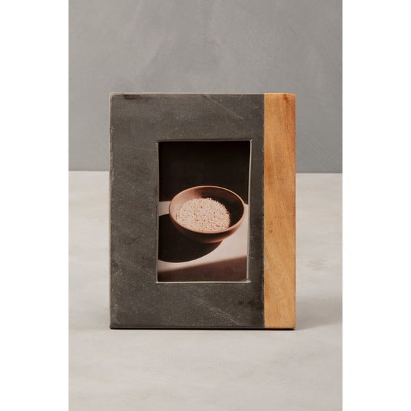 Ramă foto gri din piatră 18x23 cm Kata – Premier Housewares-image-1