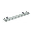 Raft de baie din alamă Sapho X-Round, lățime 60 cm, argintiu