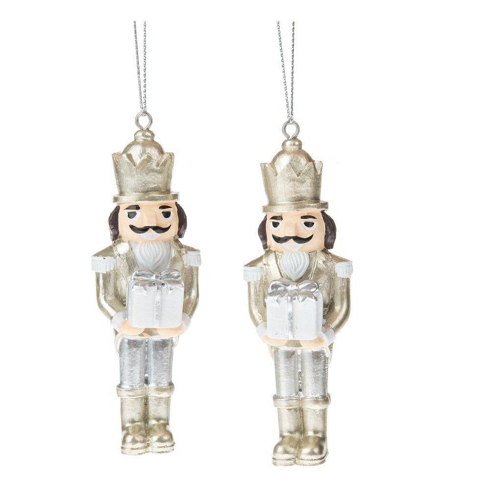 Ornamente de Crăciun 2 buc. din polirășină 4 cm – Dakls
