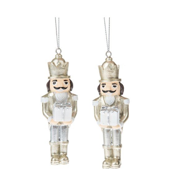 Ornamente de Crăciun 2 buc. din polirășină 4 cm – Dakls