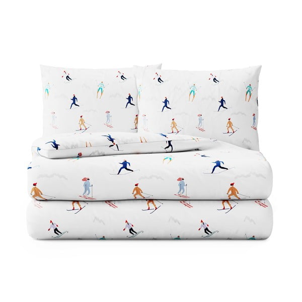 Lenjerie de pat dublă din flanelă AmeliaHome Snuggy Aspen, 200 x 200 cm-image-4