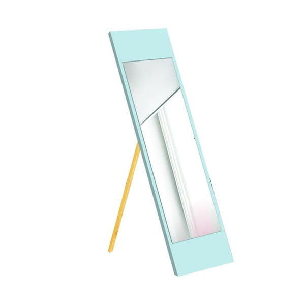 Oglindă de podea Oyo Concept, 35x140 cm, albastru-turcoaz