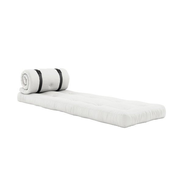 Fotoliu extensibil adecvat pentru exterior Karup Design Design OUT™ Buckle Up White, alb-image-1