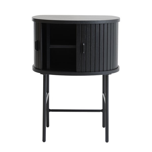 Noptieră neagră Nola – Unique Furniture-image-2