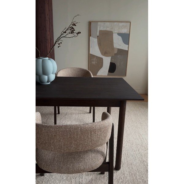 Masă de dining extensibilă din lemn de stejar 90x205 cm Derrymore – Rowico-image-3