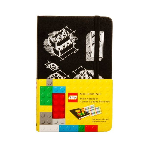  Notebook Moleskine Lego Black, hârtie albă