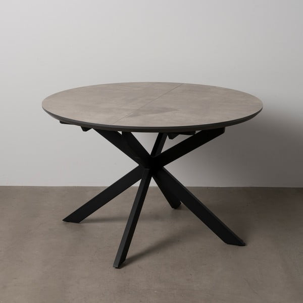 Masă de dining rotundă extensibilă cu blat suplimentar ø 120 cm Rocía – Ixia-image-2