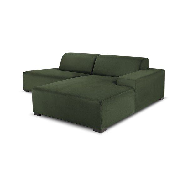 Colțar din reiat cu extensie pe partea dreaptă Cosmopolitan Design Hobart, verde-image-4